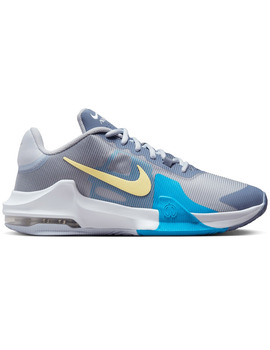 zapatilla de baloncesto adulto nike  AIR MAX IMPACT 4 BASKETBALL, gris-turquesa