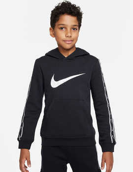 sudadera con capucha niño nike  SPORTSWEAR REPEAT negro