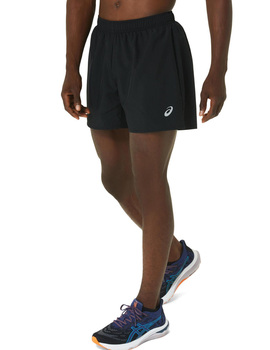 short running asics hombre con calentador KATAKANA 5IN negro