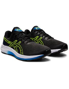 zapatilla running asics hombre GEL-EXCITE 9, negro-azulon