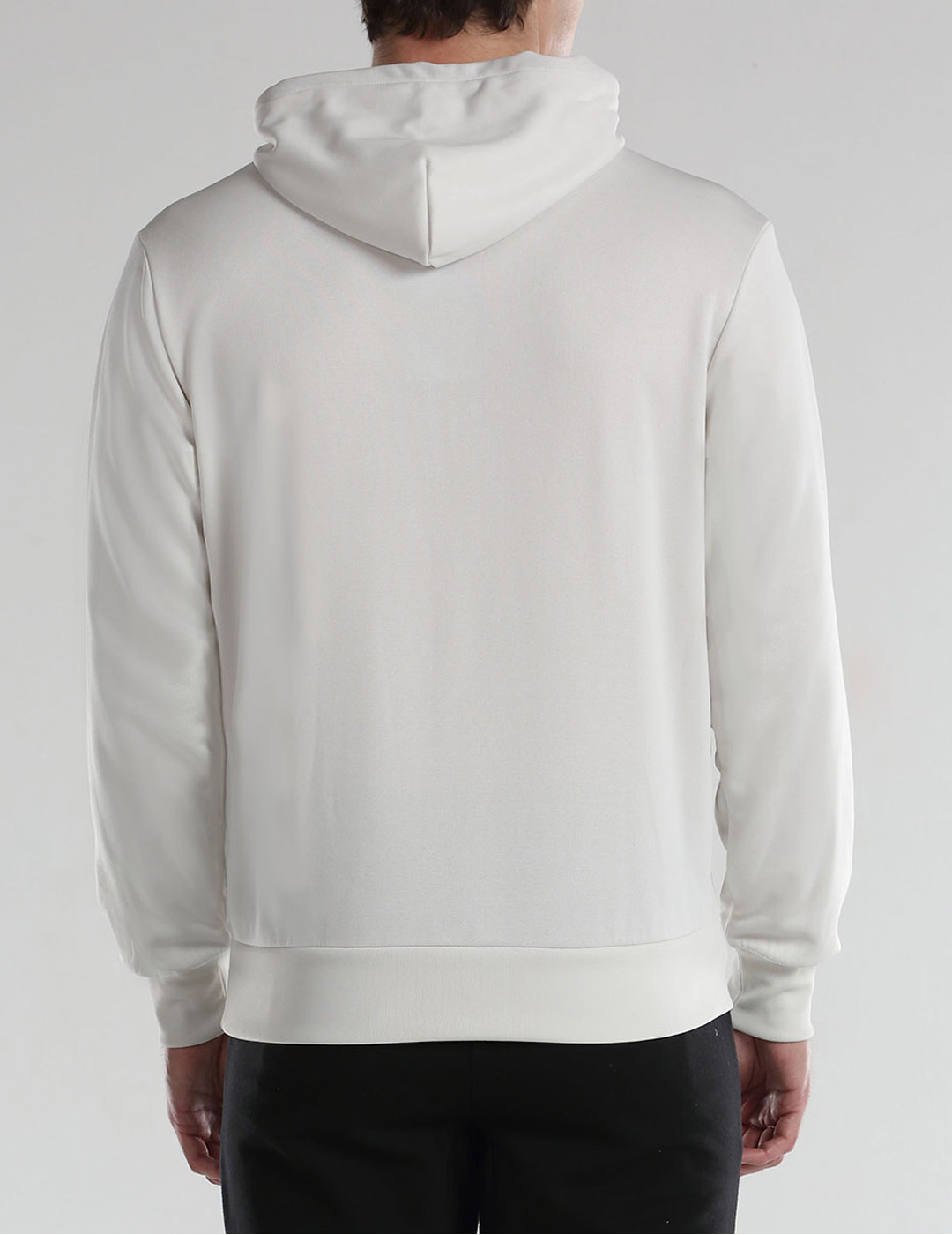sudadera con capucha  +8000 ADULO, blanco