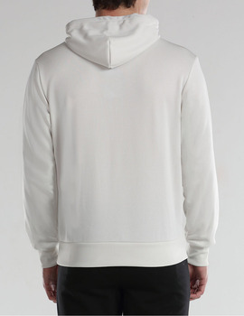 sudadera con capucha  +8000 ADULO, blanco
