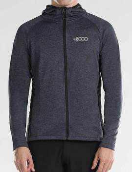 sudadera con capucha  +8000 ERIAL, gris jaspeado