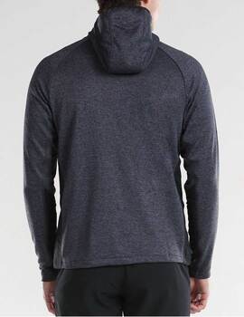 sudadera con capucha  +8000 ERIAL, gris jaspeado