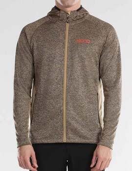 sudadera con capucha  +8000 ERIAL, marrón jaspeado