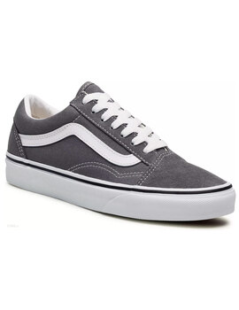 zapatilla vans hombre UA OLD SKOOL, gris-blanco