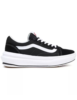 zapatilla vans UA OLD SKOOL OVERT CC, negro-blanco