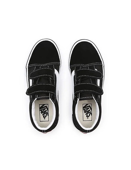 zapatilla vans velcro negro blanco UY OLD SKOOL