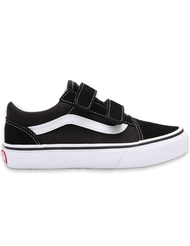 zapatilla vans velcro negro blanco UY OLD SKOOL