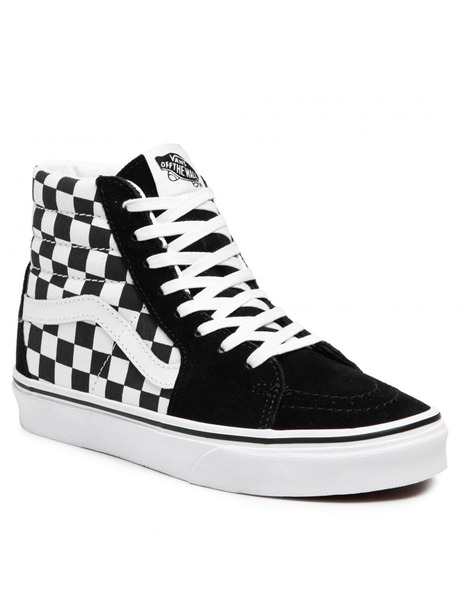 Vans altas sales cuadros sin plataforma