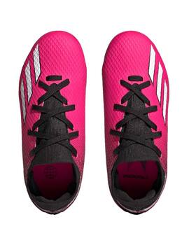 bota de fútbol adidas niño X SPEEDPORTAL.3 MG J, rosa-negro