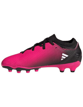 bota de fútbol adidas niño X SPEEDPORTAL.3 MG J, rosa-negro