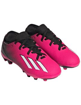 bota de fútbol adidas niño X SPEEDPORTAL.3 MG J, rosa-negro