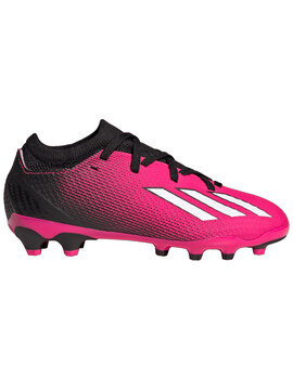 bota de fútbol adidas niño X SPEEDPORTAL.3 MG J, rosa-negro