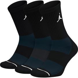 CALCETINES JORDAN EVRY MAX CREW - PACK 3 UNI NEGRO