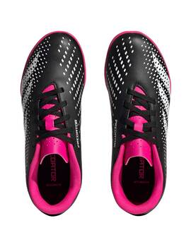 bota de fútbol adidas turf niño PREDATOR ACCURACY.4 TF, negro-fuscia