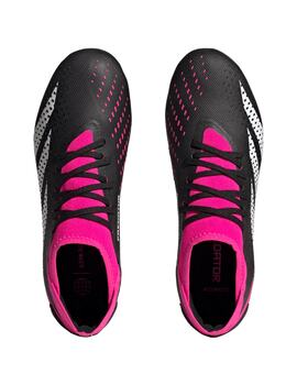 bota de fútbol adidas PREDATOR ACCURACY.3 MG, negro-fuscia