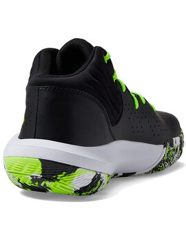 zapatilla de baloncesto under armour niño UA JET '21, negro-verde