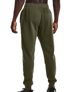 pantalón de chandal under armour hombre RIVAL FLEECE, verde