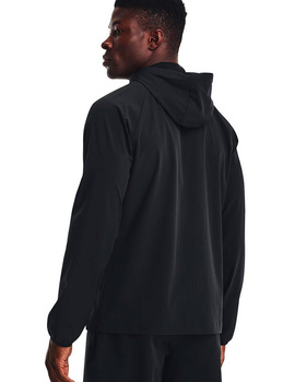paravientos impermeable under armour hombre  STRETCH WOVEN WINDBREAKER, negro
