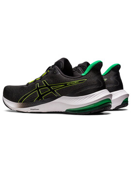 zapatilla running hombre asics GEL-PULSE 14, negro-verde