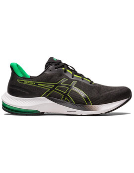 zapatilla running hombre asics GEL-PULSE 14, negro-verde