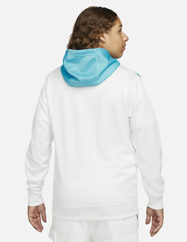 sudadera abierta con capucha nike hombre  REPEAT SW PK, blanco