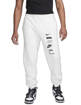 pantalón nike con puño hombre CLUB FLEECE gris