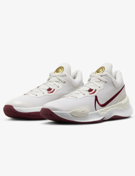 zapatilla de baloncesto hombre nike  RENEW ELEVATE 3 blanco-granate