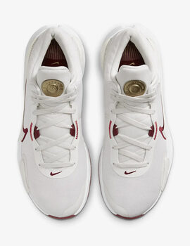 zapatilla de baloncesto hombre nike  RENEW ELEVATE 3 blanco-granate