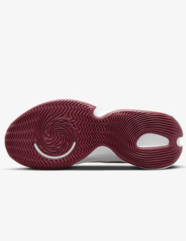 zapatilla de baloncesto hombre nike  RENEW ELEVATE 3 blanco-granate