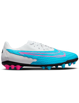 bota de fútbol hombre PHANTOM GX ACADEMY AG, blanco-tuquesa