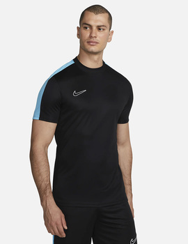 camiseta nike manga corta fútbol hombre  ACD23 , negro-turquesa