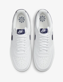 zapatilla nike hombre  COURT VISION LOW, blanco-marino