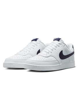 zapatilla nike hombre  COURT VISION LOW, blanco-marino