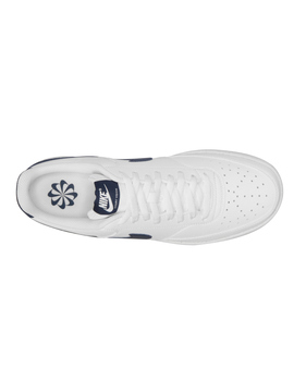 zapatilla nike hombre  COURT VISION LOW, blanco-marino