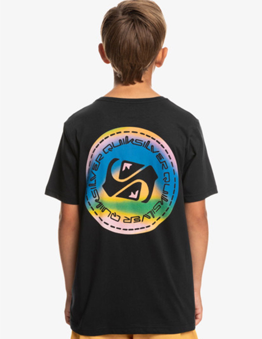 camiseta manga corta quksilver niño COLOURFLOW negro