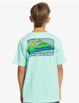 camiseta manga corta niño quiksilver RETROFADE B verde agua