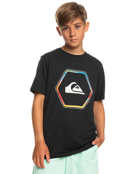 camiseta quiksilver niño manga corta INSHAPES negro