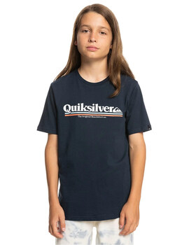 camiseta manga corta niño quiksilver BETWEENTHELINES marino