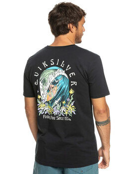 camiseta manga corta quiksilver  hombre ORIGINALBARREL negro