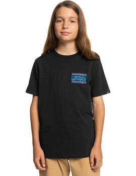 camiseta quiksilver niño manga corta WARPEDFRAMES negro