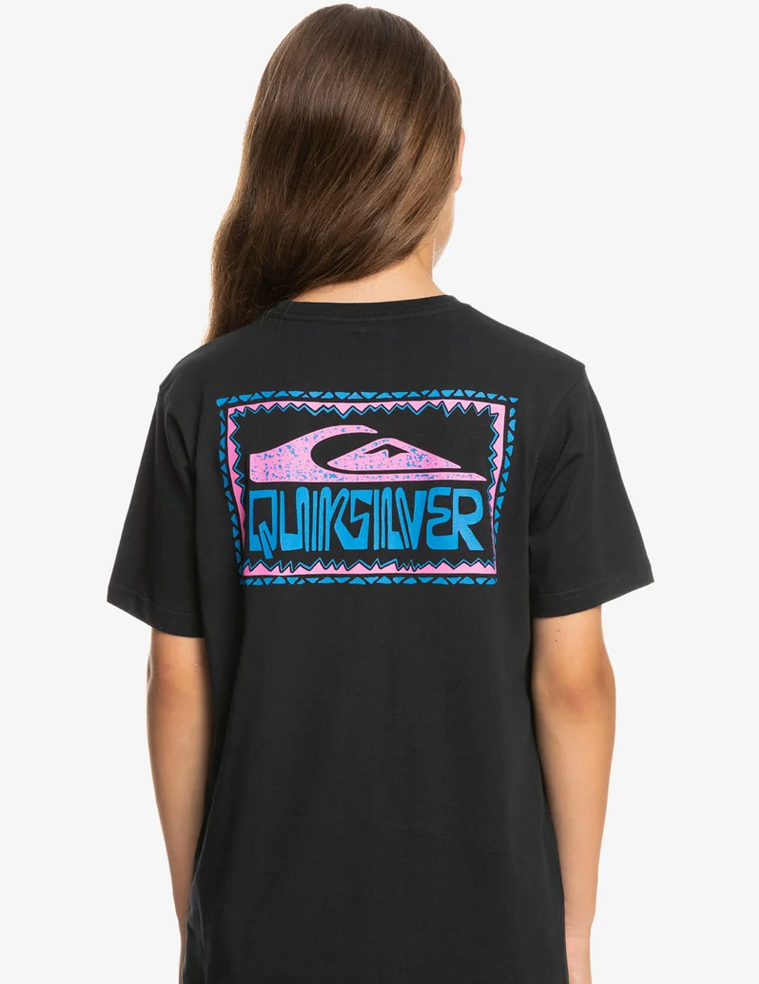 camiseta quiksilver niño manga corta WARPEDFRAMES negro