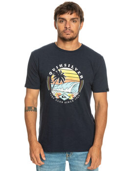 camiseta quiksilver hombre manga corta QSSURFCLUBII, marino