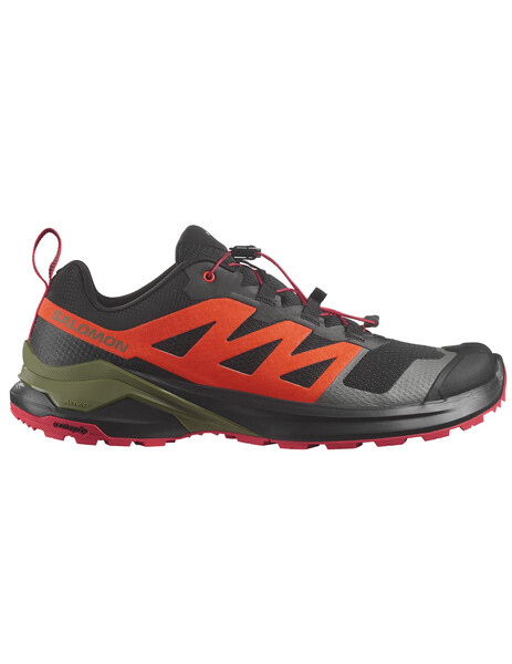 zapatilla salomon hombre X-ADVENTURE , negro-rojo-oliv