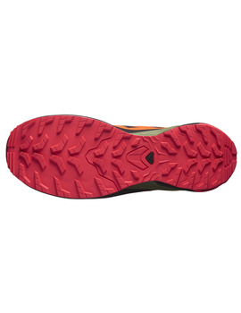 zapatilla salomon hombre  X-ADVENTURE , negro-rojo-oliva