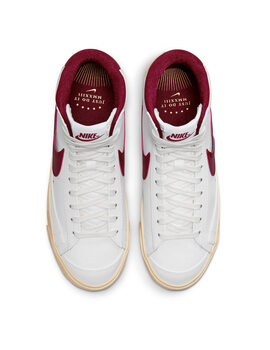 zapatilla nike mujer BLAZER LOW '77 SE , blanco-rojo