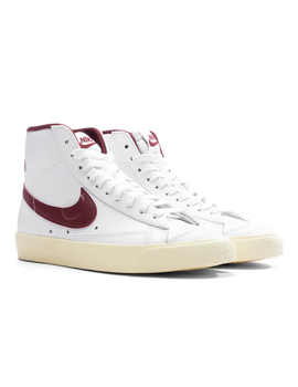 zapatilla nike mujer BLAZER LOW '77 SE , blanco-rojo