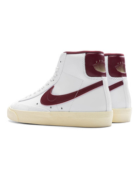 zapatilla nike mujer BLAZER LOW '77 SE , blanco-rojo