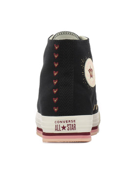 zapatilla converse CHUCK TAYLOR ALL STAR EVA LIFT, negro